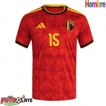 Camiseta Bélgica Thomas Meunier #15 Primera Equipación Mundial 2026 manga corta